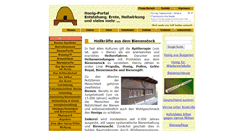 Desktop Screenshot of honig-portal.de