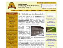 Tablet Screenshot of honig-portal.de